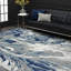 Tapis bleu abstrait Moises-1373367421
