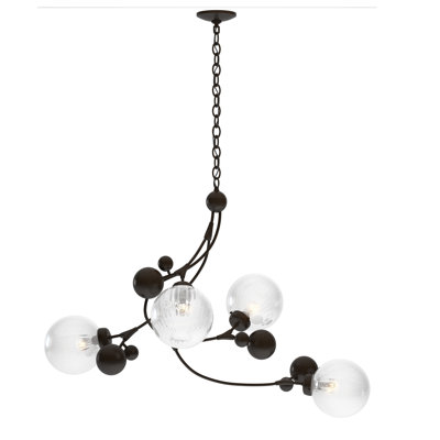 Lustre géométrique unique à 4 lumières Sprig