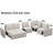 Armless Pullout Sleeper Sofa Module-1268347503