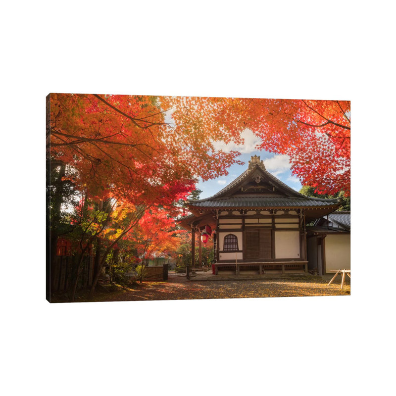 Autumn in Japan XIV 1 Piece Wrapped Canvas Wall Art, 66.04 cm H x 45.72 cm W x 3.175 cm D