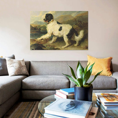 Sir Edwin Landseer, Terre-Neuve, chien appelé lion, 1824, peinture sur toile tendue