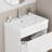 24 Inch Bathroom Vanity Sink Top,Ceramic Basin,2.6-Inch Thickened Ceramic Basin,Does Not Include Faucet And Drain