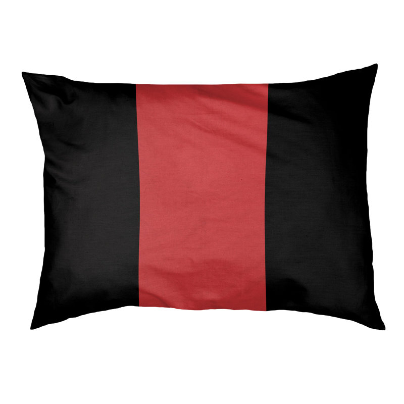 Polyester Pet Bed, Extra Large (50" W x 40" D x 7" H), Black/Red/Black