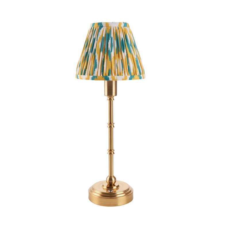 Burley Rechargeable Metal Table Lamp, Jade