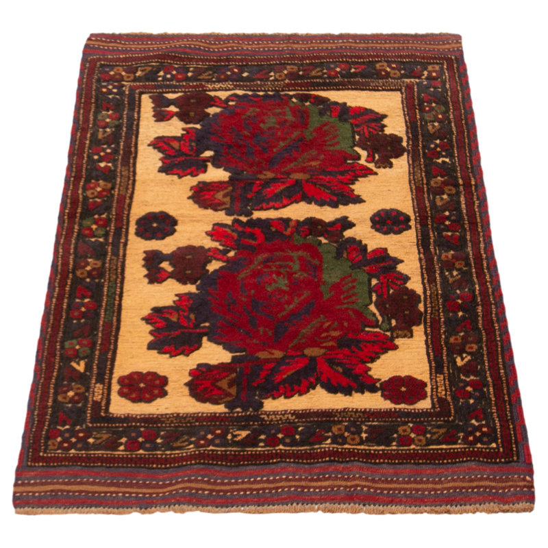 Tapis rouge tadjik 2 pi 11 po x 4 pi 10 po