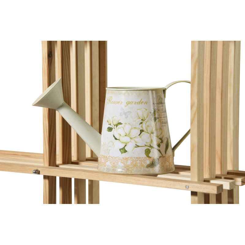 4 Piece Extraordinary Pine Solid Wood Floating Shelf with Adjustable Shelves