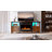 Brahma 63" Fireplace TV Stand for TVs to 70" with Remote Control 23" Electric Fireplace Heater, LED Lighting, Timer, Over Heat Protection-954954933
