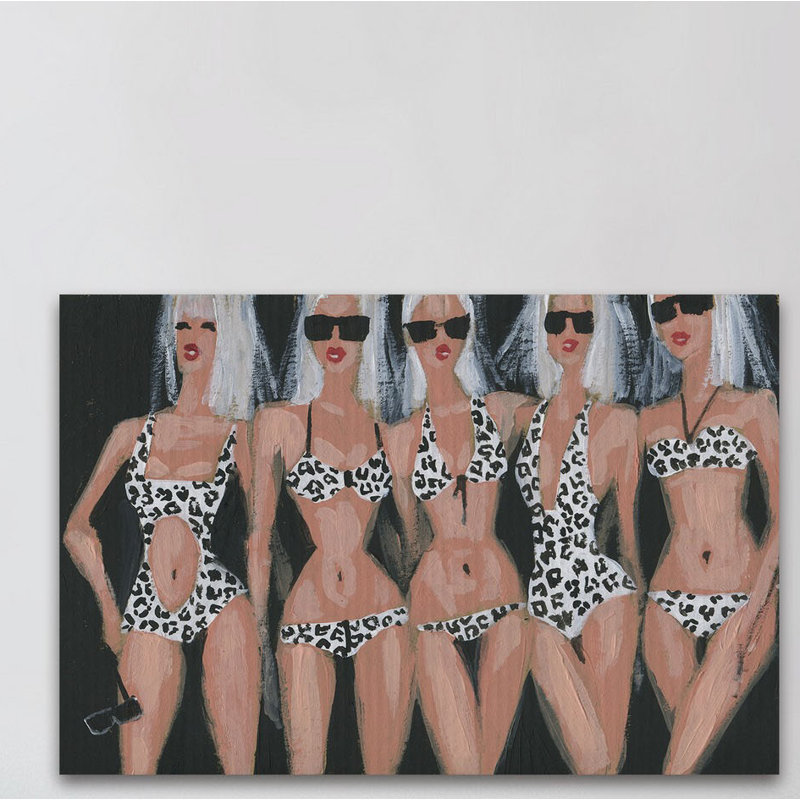 « hey it, », reproduction de peinture à l’acrylique sur toile tendue, H 12 po x l 18 po