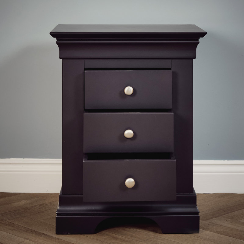 50 cm W Solid Wood Bedside Table