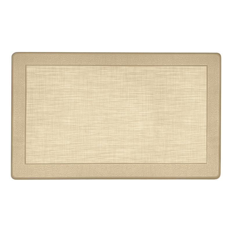 Tapis anti-fatigue Arainna, Rectangle 1 pi 6 po x 2 pi 6 po, Brun clair