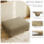 42.9cm Wide Rectangle Solid Colour Standard Ottoman-584644808
