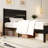 Kempst Twin Bed Frame with Wood Headboard and Footboard, Farmhouse Industrial Black Platform Bed with Under-Bed Storage, Mattress Foundation with Heavy Duty Slats Support, No Box Spring Needed, Noise Free, Easy Assembly-764581690-734330208