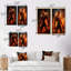 «Fire Force Villian», 2 pièces sur toile-1870488721-1870488722