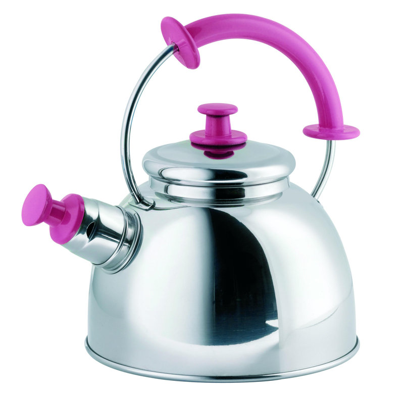 Schulte Ufer Mortimer I 1.4L Stainless Steel Whistling Stovetop Tea Kettle