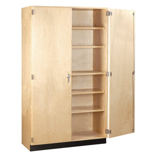 Armoire de classe 4 compartiments avec bacs