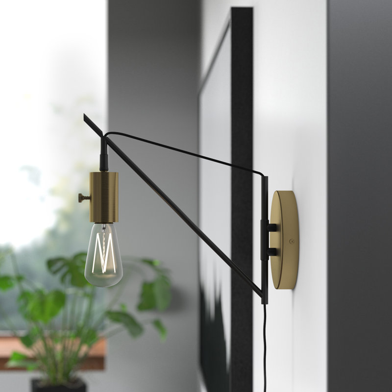 Lakitta Plug-in Armed Sconce