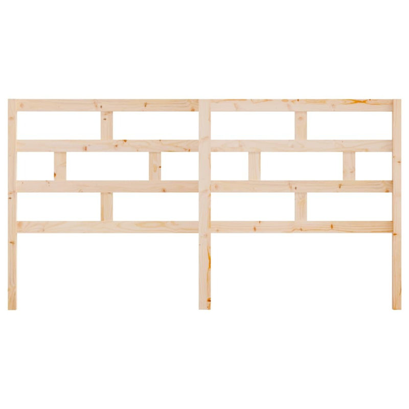 Macintyre Solid Wood Headboard, Light Brown, 100cm H x 206cm W x 4cm D