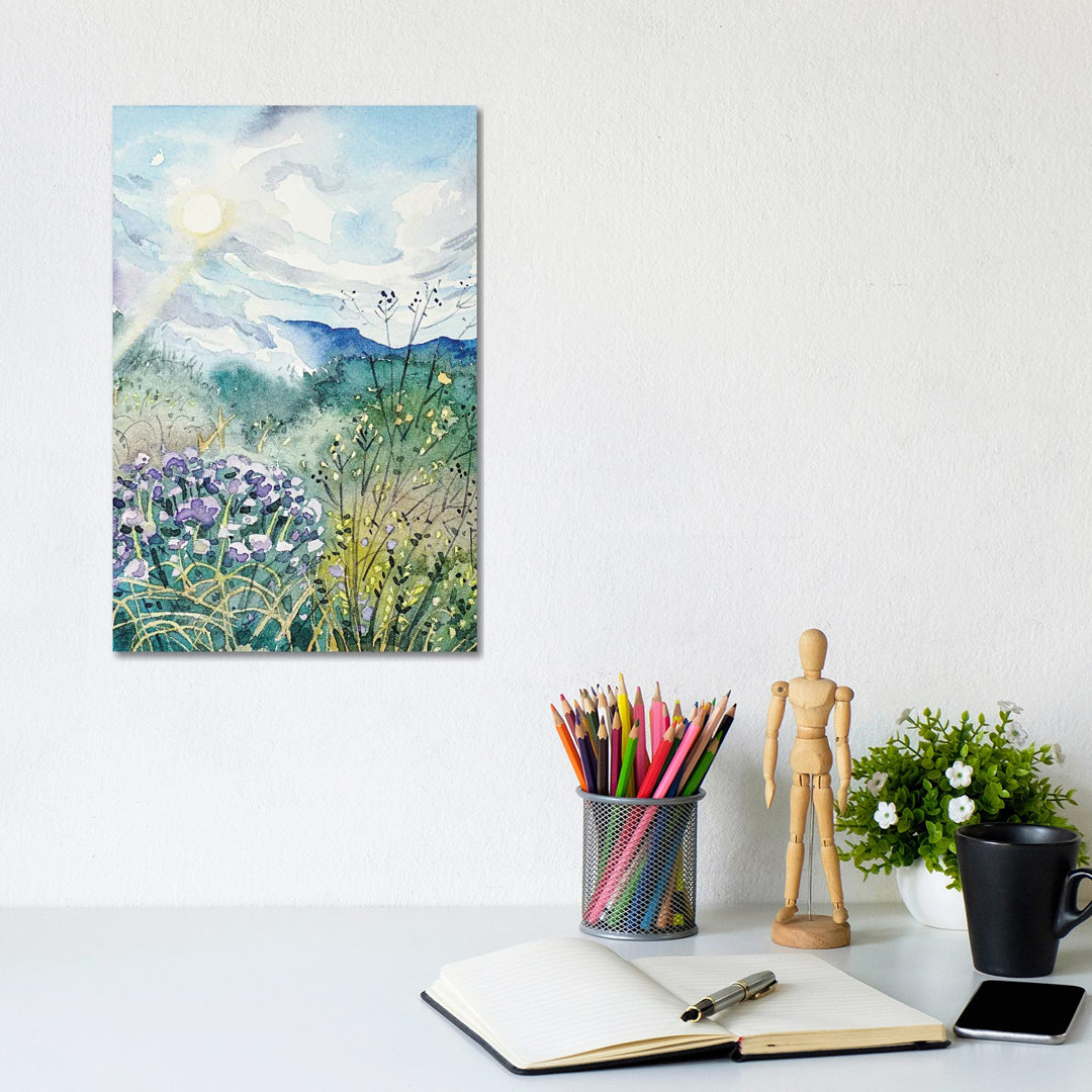 A Sunny Spring Day in Topanga by Luisa Millicent - Wrapped Canvas Painting