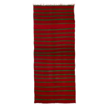Red Flatweave Wool Rug - 5'6"" x 12'11""