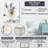 Splash Colorful Paint Retro Grunge - Abstract Wall Art Living Room Set-108314021-108314016