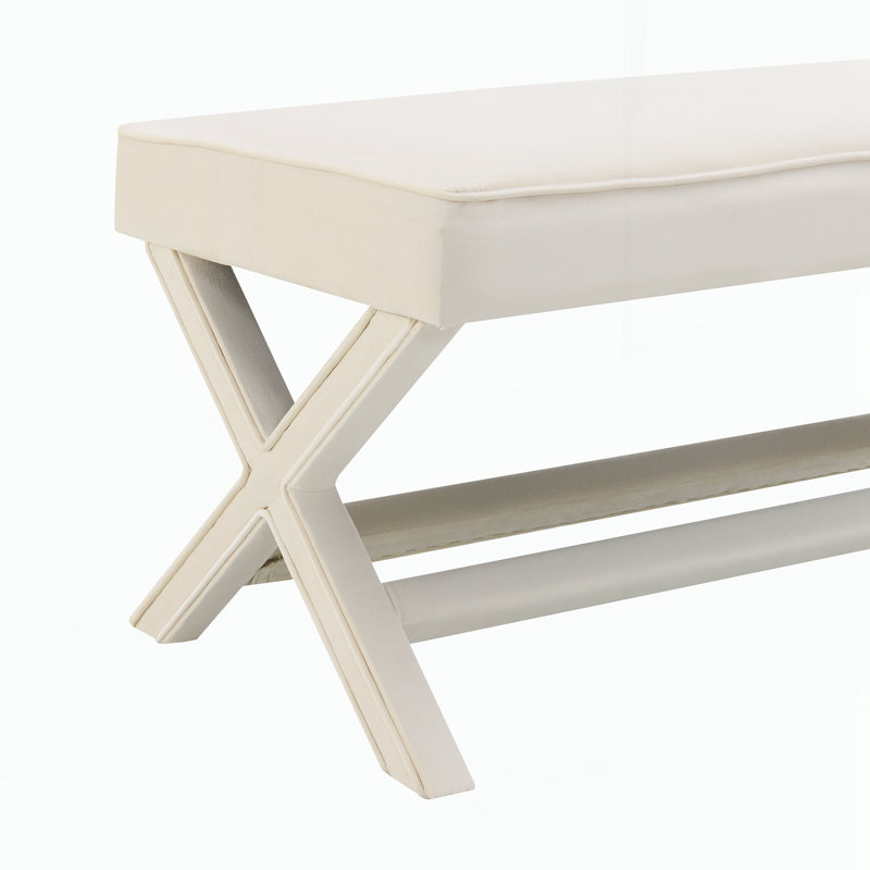 Double banc Comfort rembourré, Beige, Beige, Beige
