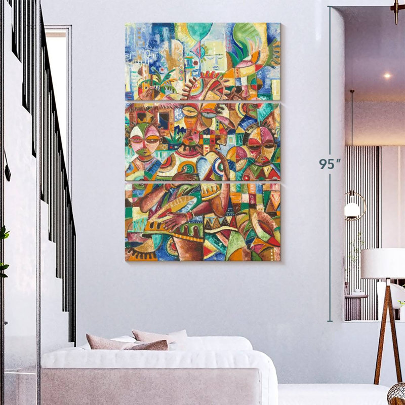 Leisha Tribal Welcome, H 74 po x l 48 po