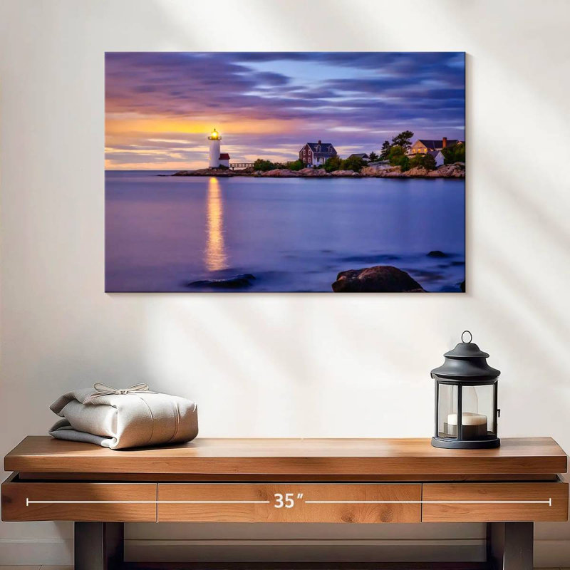 Annisquam lighthouse in massachusetts Aletra, H 16 po x l 24 po
