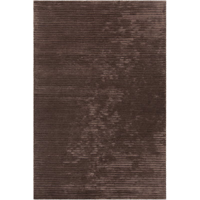 Tapis brun touffeté à la main Angelo