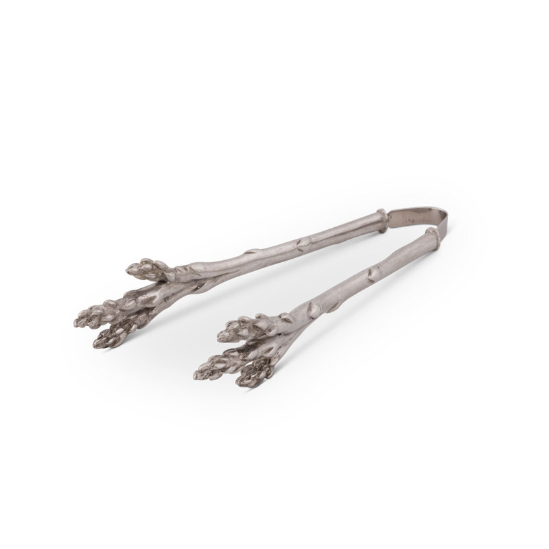 Farmer's Market Pewter Asparagus Tongs