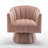 Murrow Velvet Swivel Barrel Chair-409425051