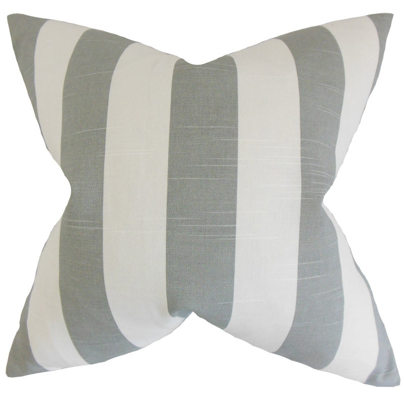 Acantha 100% Cotton Throw Pillow, 18" x 18", Coastal Blue