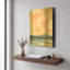 «Sunrise Seascape I» par Katrina Pete, art mural en métal doré, 12 po x 16 po-268804731