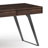 Lowry Solid Acacia Wood and Metal Modern Industrial Writing Desk with 2 Drawers and Flip-Down Keyboard Tray-455878524-450102053