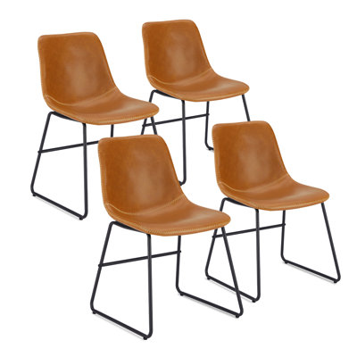 Ipke Faux Leather Upholstered Dining Chair