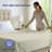 100% Organic Viscose From Bamboo Flat Sheet Only, 300 Thread Count, Extra Wide, Cooling & Breathable, Double Stitching, Bedding Sheet - Gift-Ready Packaging (Soft Sage)-111656274-111656272