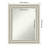 Sophia Half-Inch-Bevel Framed Wall Mirror-119321243