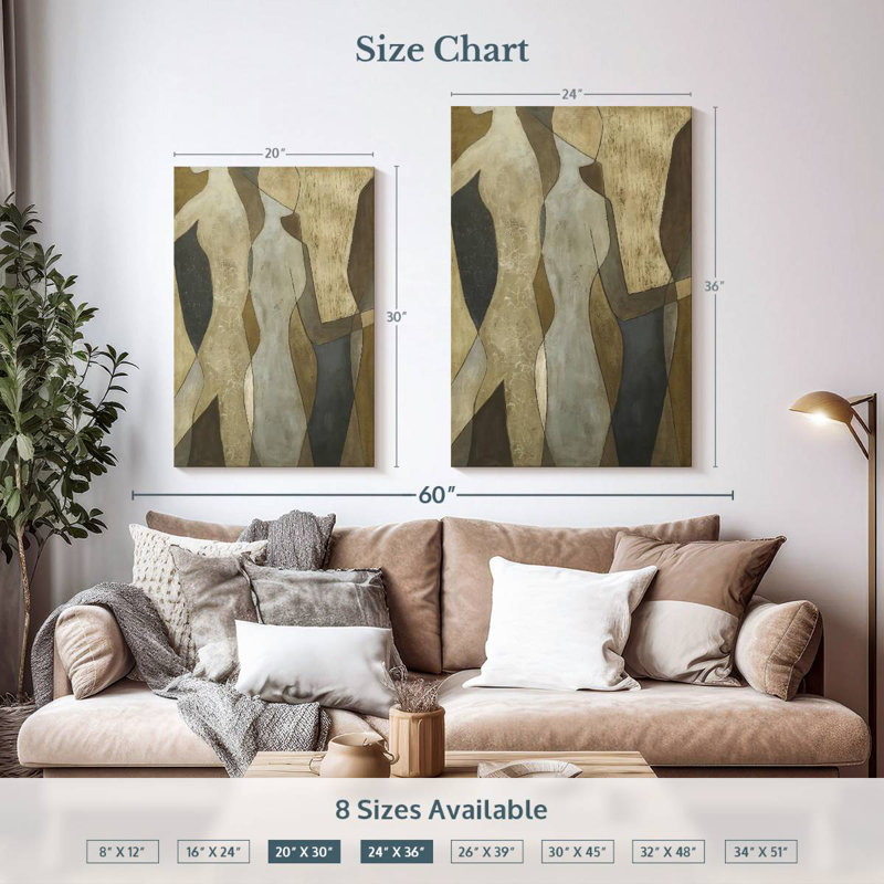 Leisha Figure Overlay II, 36" H x 24" W