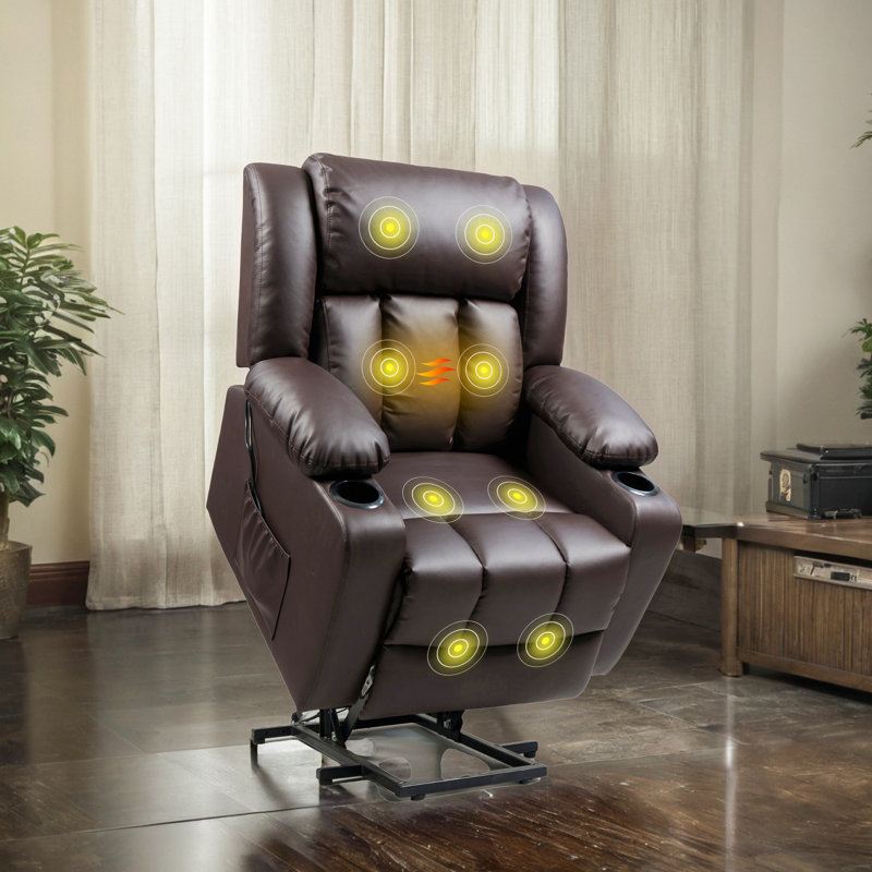 Power Lift Recliner Chair For Elderly, Brown