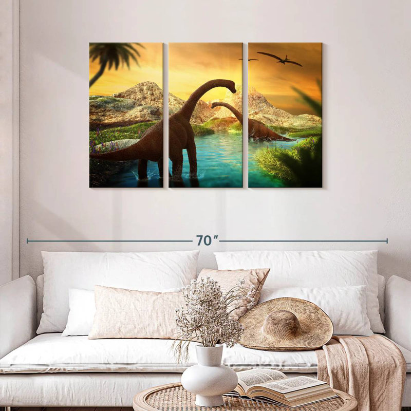 Brampt Sauropods, 28" H x 45" W