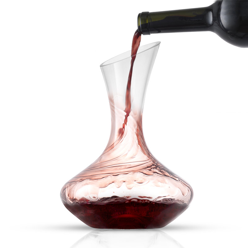Carafe à vin JoyJolt Lancia, H 7 po x l 7 po x P 8 po