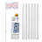 Belah Double Sided 600cm H x 5.1cm W Polyester Flag Set