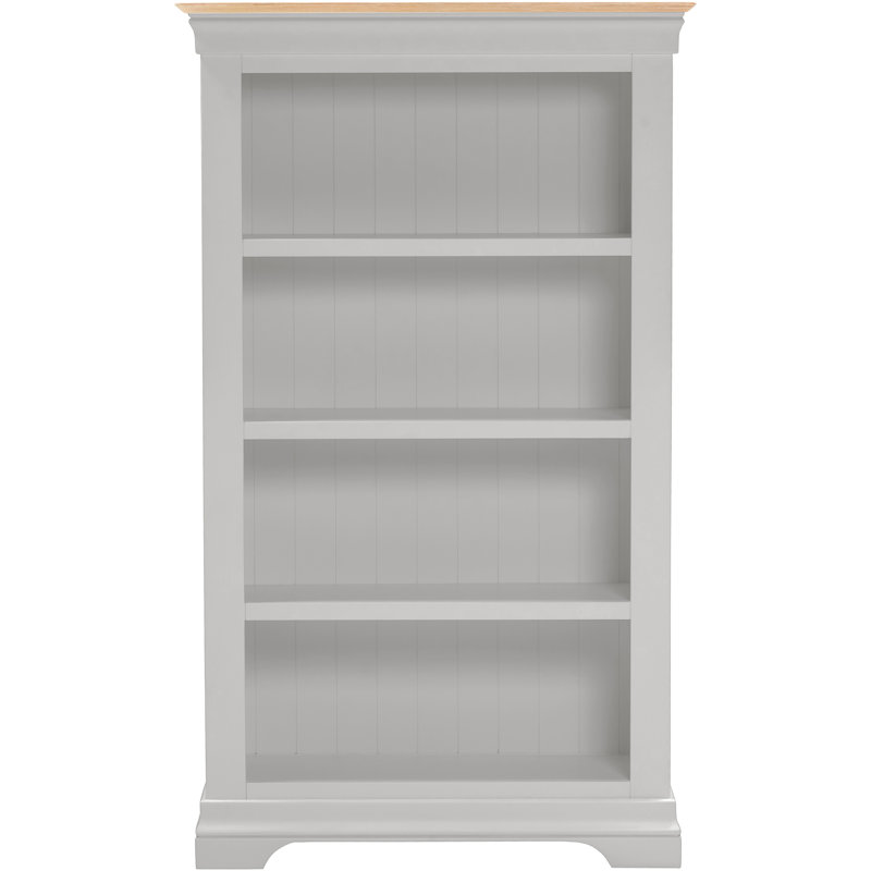 Adaleya 150cm H x 89cm W Bookcase, Grey