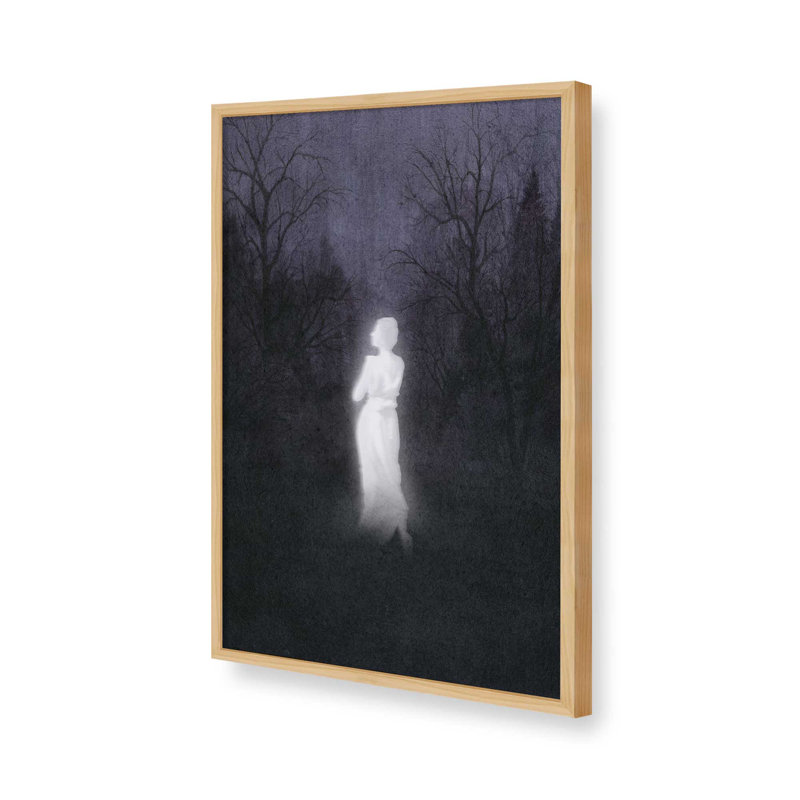 «Haunted Dusk I» par Grace Popp, reproduction d'art, H 30 po x l 20 po, Cadre ouvert sans passe-partout, Tanné