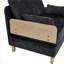 Canapé-lit inclinable convertible 3-en-1 convertible, siège de style Mid-Century moderne pour petits espaces, comprend 3 coussins pour la chambre d'amis-942012825