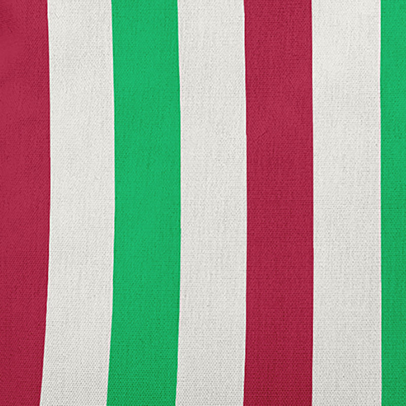 Striped Outdoor Reversible Throw Pillow, Square, 16" x 16"