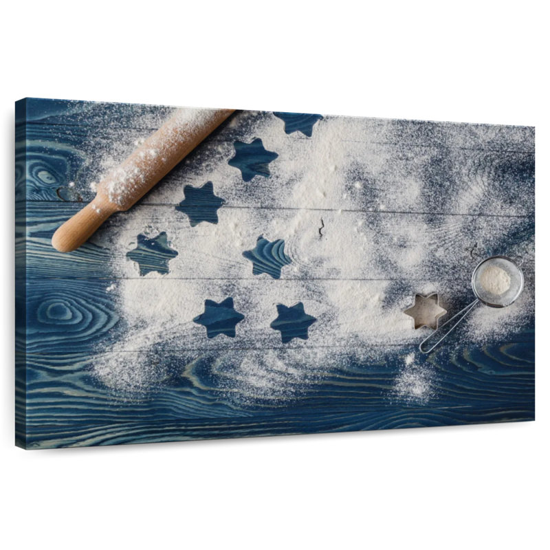 Senne Stars On Flour, 34" H x 51" W