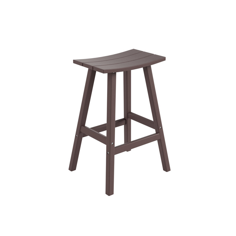 Laguna Outdoor Stool, 29”, Dark Brown