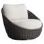 Santa Monica Outdoor Swivel Papasan Chair