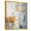 Reproduction sur toile de minimalisme minimaliste beige et doré IV-469063288-373113974