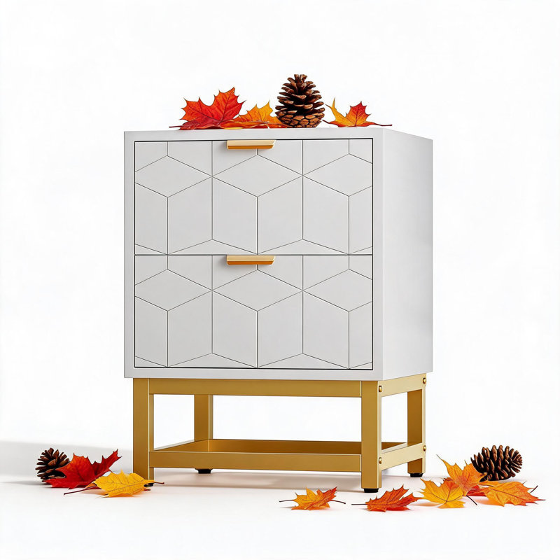 40 cm W Chest of 2 Drawers